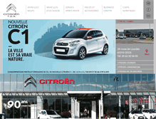 Tablet Screenshot of citroen-tda.com